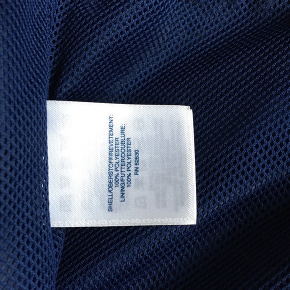 Lands' End Navy blue Windbreaker size 7 large Jacket Navy Blue Full Zip EUC. - Picture 11 of 13